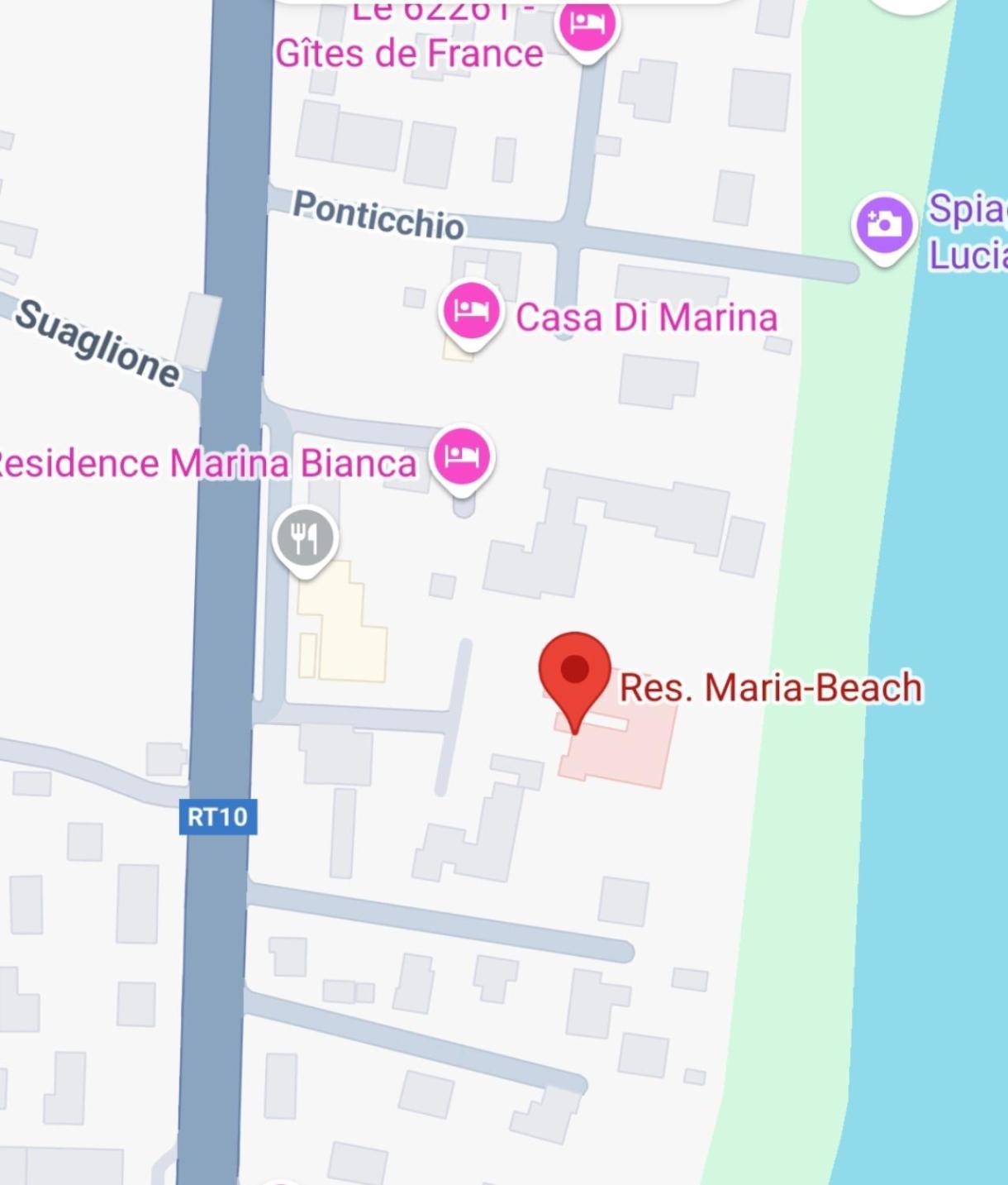 Appartement T2 Bord De Mer - Maria Beach Santa-Lucia-di-Moriani Exterior foto